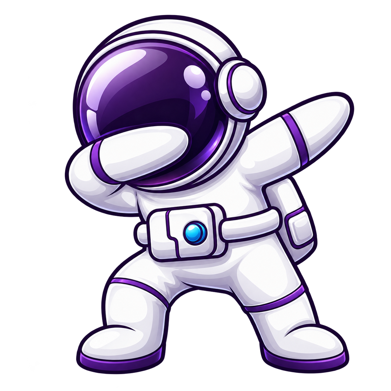 Astronaut dabbing